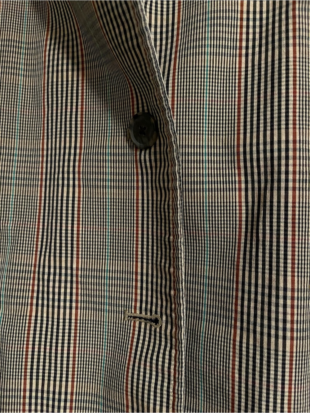 J. Crew Plaid Barn Coat with Corduroy Collar - Picture 4 of 7